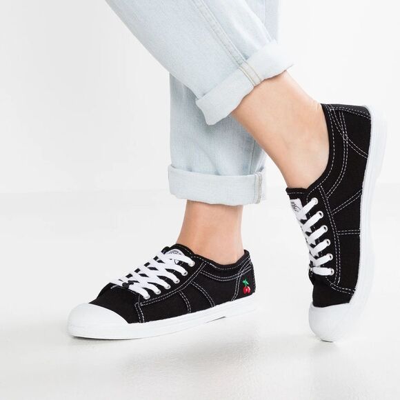 🇫🇷Les Temps de Cerises canvas runners black/black - Picture 3 of 13